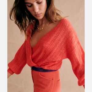 SÉZANE Cristina Jumper - Red/ Orange Color - Sold Out everywhere